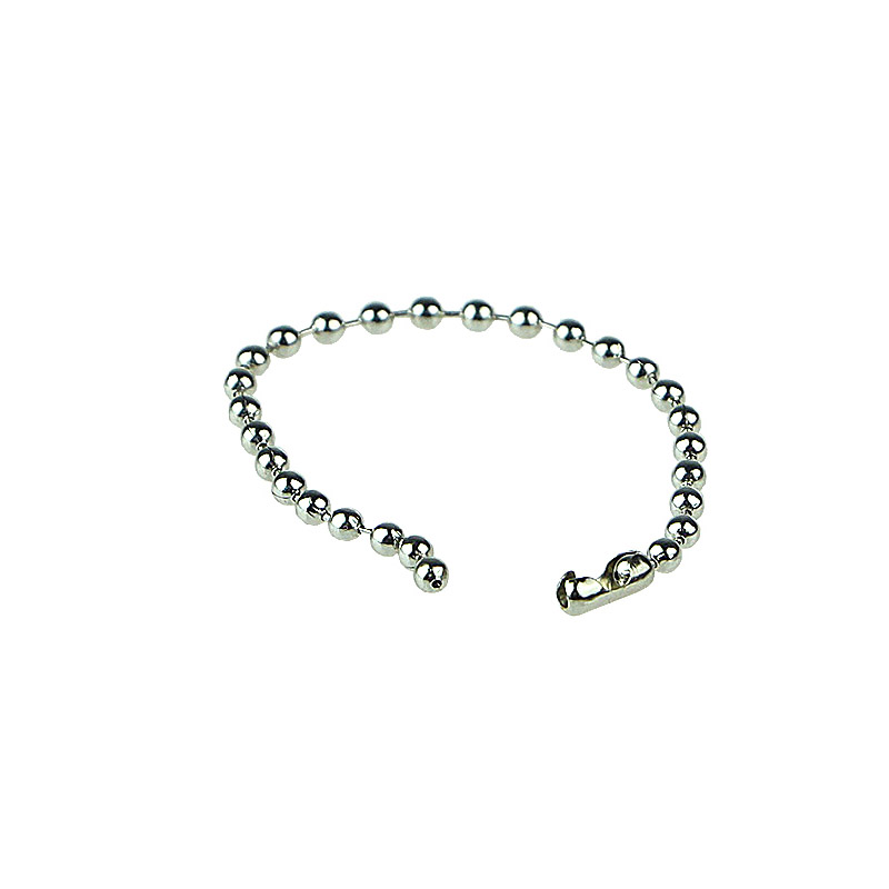 Цепь шариковая металлическая BALL CHAIN 15 (2,4 мм) с замком-соединителем длина 15 см EPG