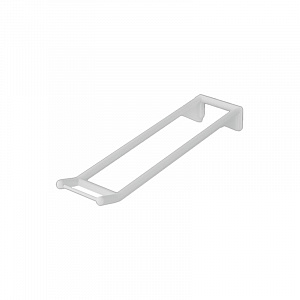 картинка Консоль двойная пластиковая длиной 250 мм PH-DOUBLE HOOK 250, цвет белый EPG